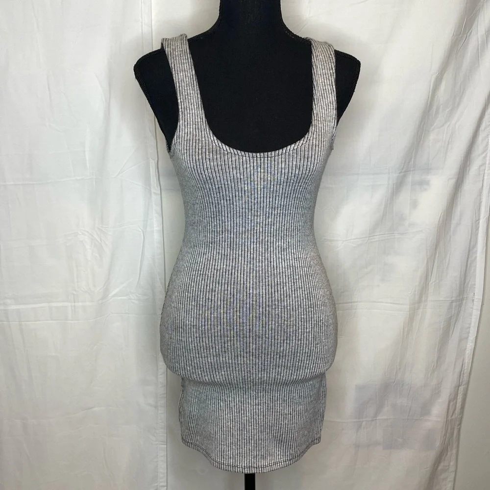 Gray Mini Dress - Picture 4 of 4